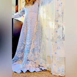 Pakistani bridal maxi